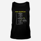 Lustiges Flowchart T Unisex TankTop Mein Tagesplan für Herren, Witziges Design