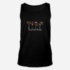 Lustiges Herren Unisex TankTop Wein-Therapie My Group Therapy mit Weingläsern