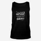 Lustiges Näh-Enthusiasten Unisex TankTop Gefühle & Nähen für Hobby-Schneider