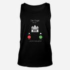 Lustiges Orgel Unisex TankTop Tastenmeister, Musiker Humor - Schwarz