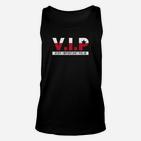 Lustiges V.I.P Unisex TankTop Very Important Polin, Schwarz