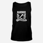 Marokko Lorbeerkranz Motto Unisex TankTop in Schwarz, Themen Unisex TankTop