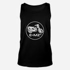 Motorrad Enthusiast Unisex TankTop E=MZ² Aufdruck, Schwarz für Biker