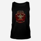 Motorradfahrer Biker Unisex TankTop mit Adler-Design & coolem Spruch