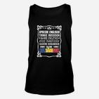 Multisprachiges Slogan-Unisex TankTop, Kreatives Tee für Polyglotte