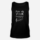 Musikalisches Glücksgefühl Unisex TankTop in Schwarz, Trendy Musikliebhaber Tee