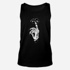 Mystisches Drachen & Schwert Design Schwarzes Grafik-Unisex TankTop