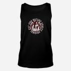 Natur- und Bergmotiv Schwarzes Unisex TankTop mit Vintage-Schriftzug