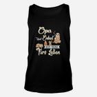 Opa und Enkel Beste Freunde Unisex TankTop mit Tiermotiven, Lebenslange Bindung