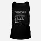 Panzerkampfwagen IV Technik Unisex TankTop für Herren, Schwarz mit Daten-Design