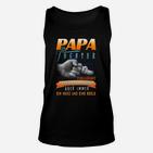 Papa und Tochter - Immer Verbunden Unisex TankTop, Vater Kind Liebe