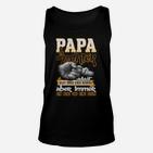 Papa und Tochter Stärke Liebe Motiv Unisex TankTop, Familienbindung Tee