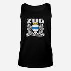 Patriotisches Zug Unisex TankTop mit Wappen-Spruch für Eisenbahnfans