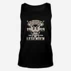 Personalisierbares Geburtstags-Unisex TankTop 'Legenden 1958', Jahrgangsadler Design