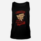 Personalisiertes Angler-Unisex TankTop für Christian mit Legenden-Motiv