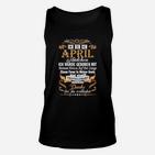 Personalisiertes April Mädchen Unisex TankTop mit Geburtsmonat Spruch