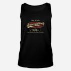 Personalisiertes Baumgartner Familien-Unisex TankTop mit Das ist ein Baumgartner Ding-Motiv