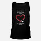 Personalisiertes Fußballmama Unisex TankTop: Herzdesign Fußball Mama Liebe