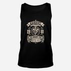 Personalisiertes Geburtstagsshirt 1981, Die Geburt von Legenden im Vintage-Stil Unisex TankTop