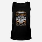 Personalisiertes November-Geburtstagsshirt für Stolze November-Mädchen Unisex TankTop