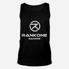 RankOne Gaming Logo Unisex TankTop, Schwarzes Unisex TankTop für Gamer