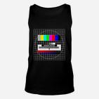 Retro TV-Testbild Unisex TankTop Sendepause Design für Vintage-Fans