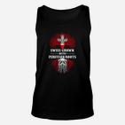 Schwarz Unisex TankTop Baumwurzel-Design Swiss Grown mit Peruanischen Wurzeln