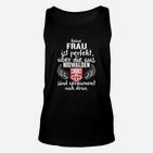 Schwarzes Damen-Unisex TankTop Keine Frau ist Perfekt, nur Nidwaldnerinnen