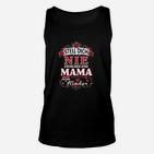 Schwarzes Mama Unisex TankTop mit Spruch, Schutzinstinkt Design