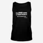 Schwarzes Unisex TankTop Dreier Schieben - Straßenzulassung Verweigert, Lustiges Tee