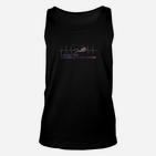 Schwarzes Unisex TankTop Puls & Klavier, Musiker Edition