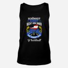 Schwarzes Unisex TankTop Schönheit aus Freistaat, Lustiges Design Tee