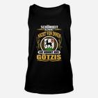 Schwarzes Unisex TankTop Schönheit aus Götzis, Lustiges Design