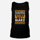 Sexy März Königin Geburtstags-Unisex TankTop für stolze Frauen