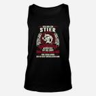 Stier-Sternzeichen Herren Unisex TankTop mit lustigem Spruch, Astrologie Tee