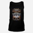 Stolzer Februar-Waldgeist Geburtstags-Unisex TankTop, Motivationsdesign