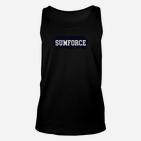 SUMFORCE Klassisches Logo Unisex TankTop, Schwarz für Herren