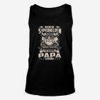 Superhelden Papa Unisex TankTop Schwarz, Herren Lustiges Tee