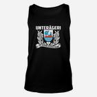 Unterägeri Geschichte Unisex TankTop - Schwarzes Tee mit Wappen und Spruch