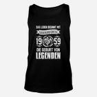 Vintage 1959 Legenden Unisex TankTop, Geburtstag Design für 57-Jährige