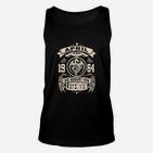 Vintage 1964 Geburt-Legenden Schwarz Unisex TankTop, Retro Design