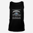 Vintage 1966 Legenden Geburtsjahrgang Unisex TankTop, Retro Look