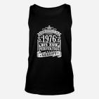 Vintage 1976 Perfektion Herren Unisex TankTop, Retro Geburtstagsdesign