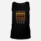 Vintage 1988 Kassette Geburtsjahrgang Unisex TankTop, Retro Musik Fan Tee