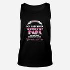 Vorrücker Papa Vatertag Vater Art Babygeburt Schwangerschaft TankTop