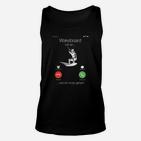 Wakeboard-Enthusiasten Lustiges Unisex TankTop, Telefonanruf Motiv