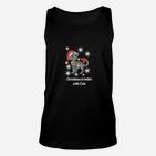 Weihnachtliches Katzenfreunde Unisex TankTop - Christmas is Better with Cats