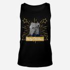 Weihnachtsfreude Hundegesicht Festliches Unisex TankTop, Weihnachtspullover-Stil