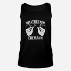 Weltbester Ehemann Unisex TankTop, Gebärdensprache Design - Schwarz