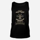 Wikinger Themen Unisex TankTop Wikinger sterben nie - Walhalla Spruch Print